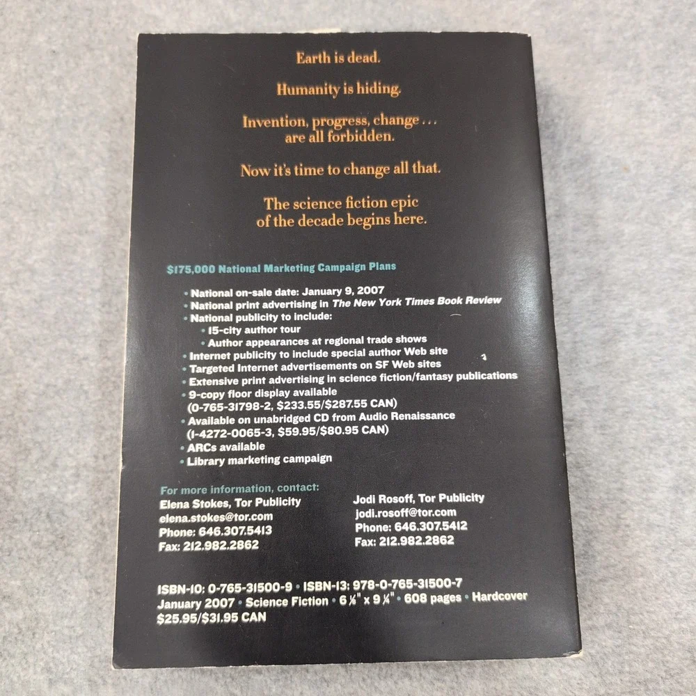 Off Armageddon Reef Science Fiction Novel by David Weber Advance Reader Copy ARC
